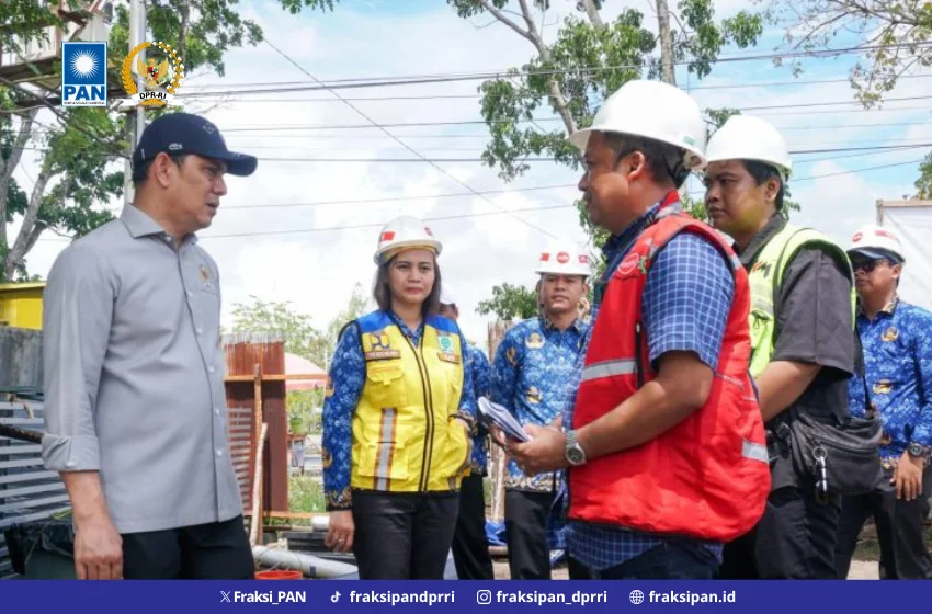 Muhammad Syauqie Tinjau Pembangunan Dapur SPPG Palangka Raya