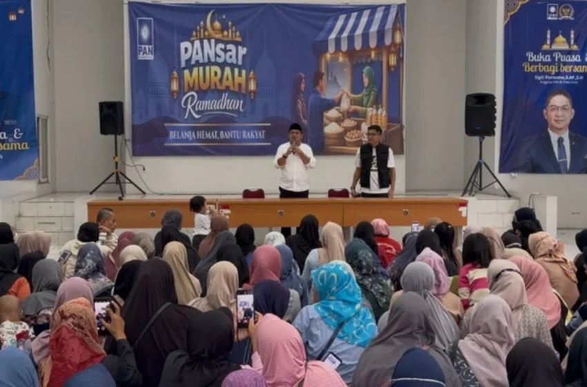 Pasha Ungu Borong Dagangan Pedagang UMKM untuk Bukber Warga di Kalideres