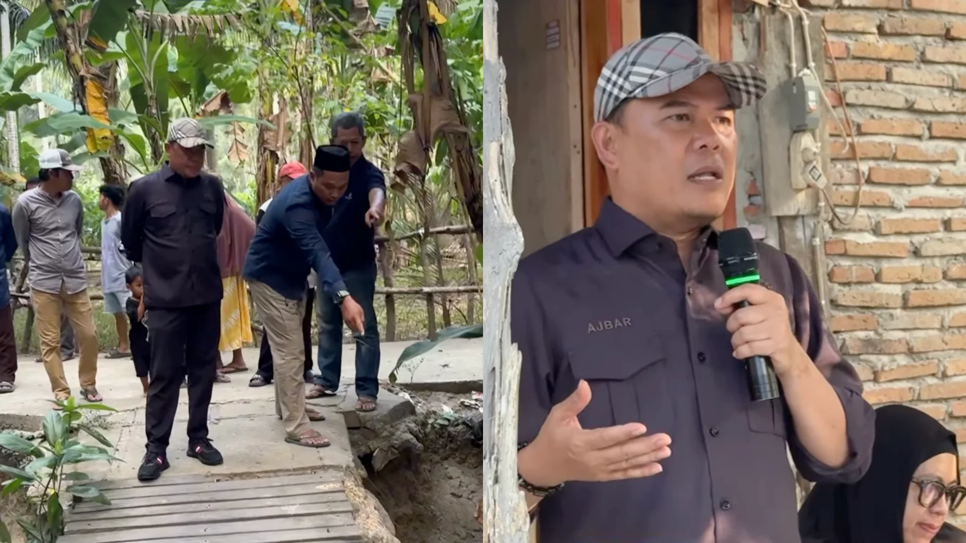Legislator PAN Ajbar Bantu Perbaikan Jembatan Rusak, Dorong Gotong Royong Warga di Sulawesi Barat
